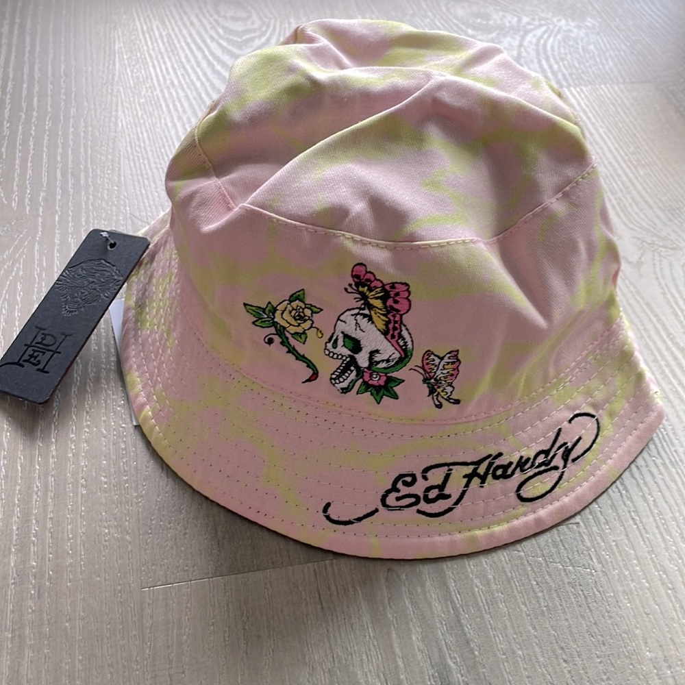 Ed Hardy tie dye | reversible bucket hat NWT